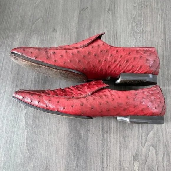 GUCCI Men genuine ostrich skin shoes main image 7